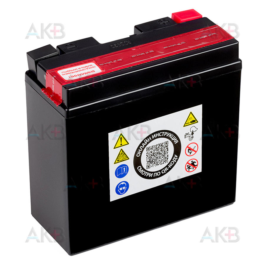Мото аккумулятор RDrive YT14B-BS 12V 12Ah 190А прям. пол. (150x69x145) eXtremal IRIDIUM