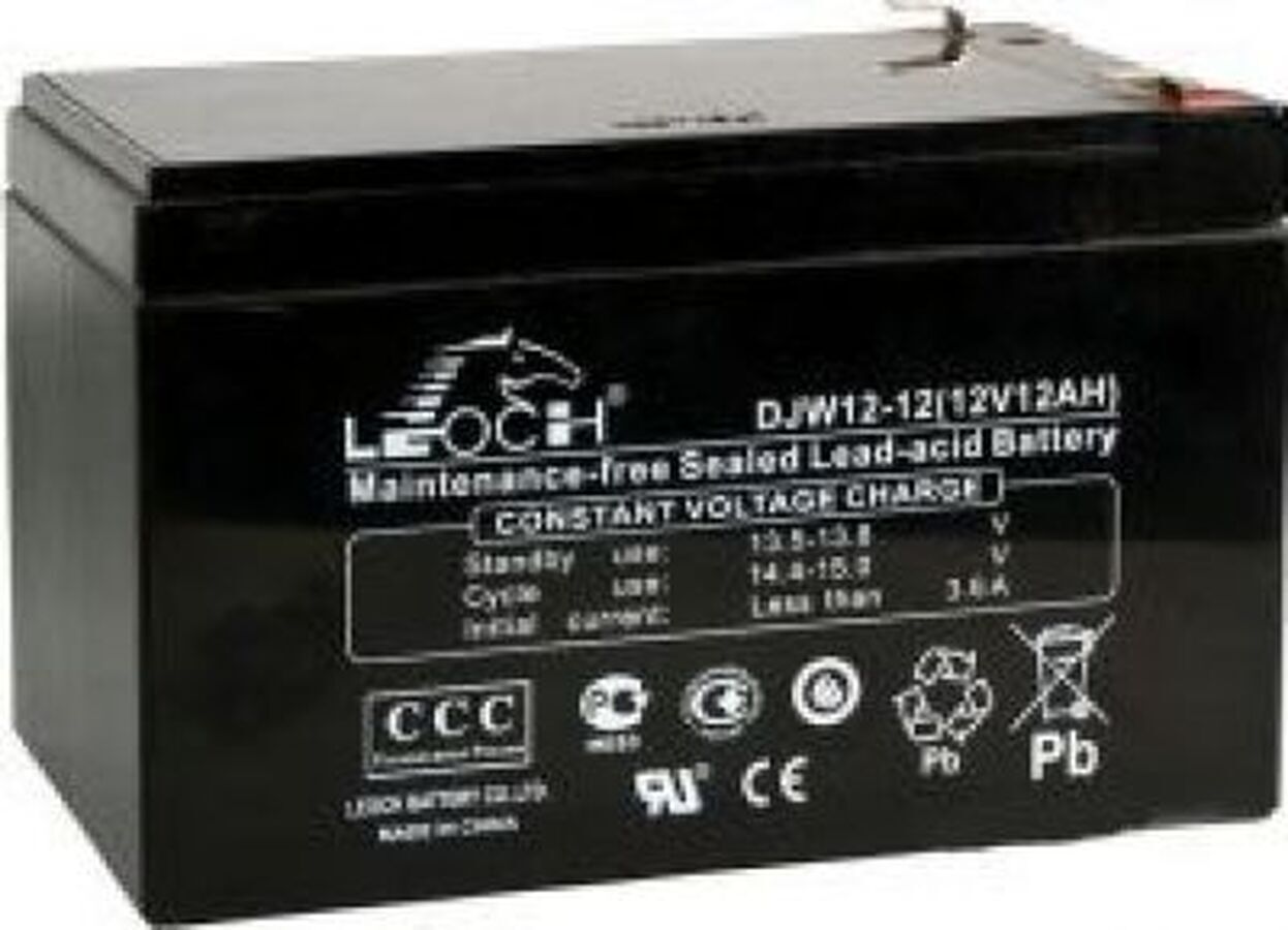 Аккумуляторная батарея Leoch DJW 12-12 | 12V 12 Aч (151x98x95) AGM