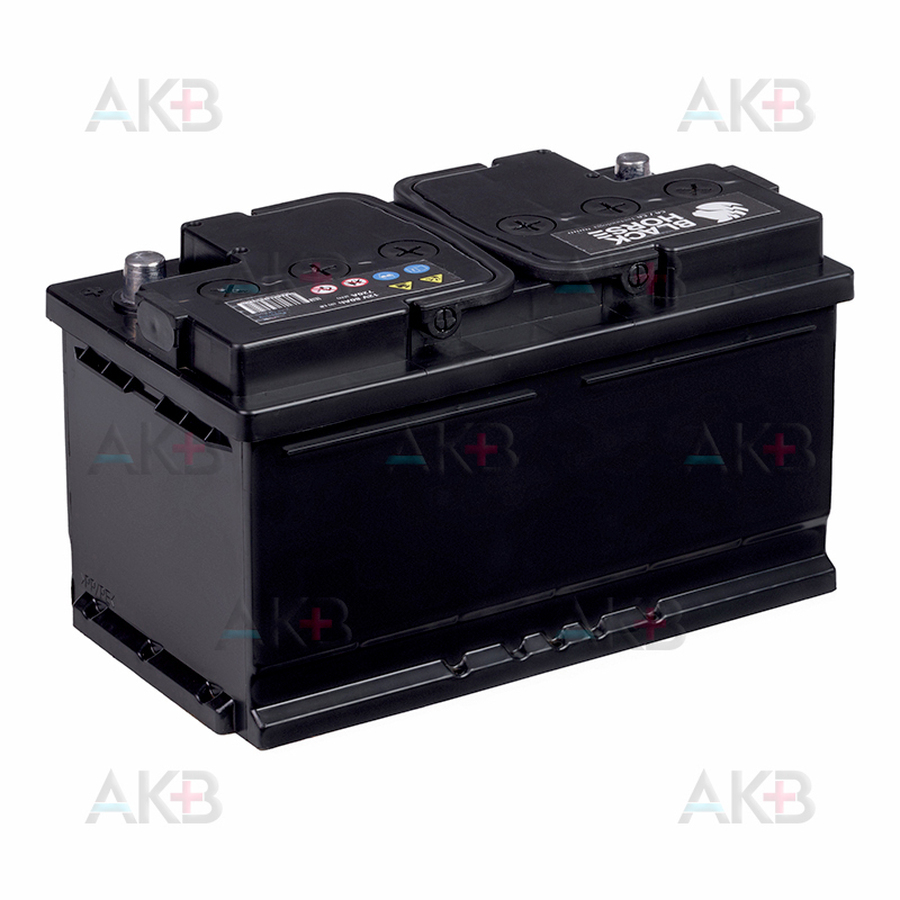 Автомобильный аккумулятор Black Horse 80R 720A 315x175x175 (низкий)
