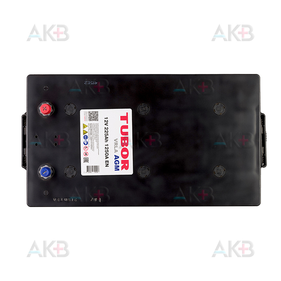 Автомобильный аккумулятор TUBOR AGM 225 Ач 1250А обр. пол. (515x278x248) 6СТ-225.3 VRLA