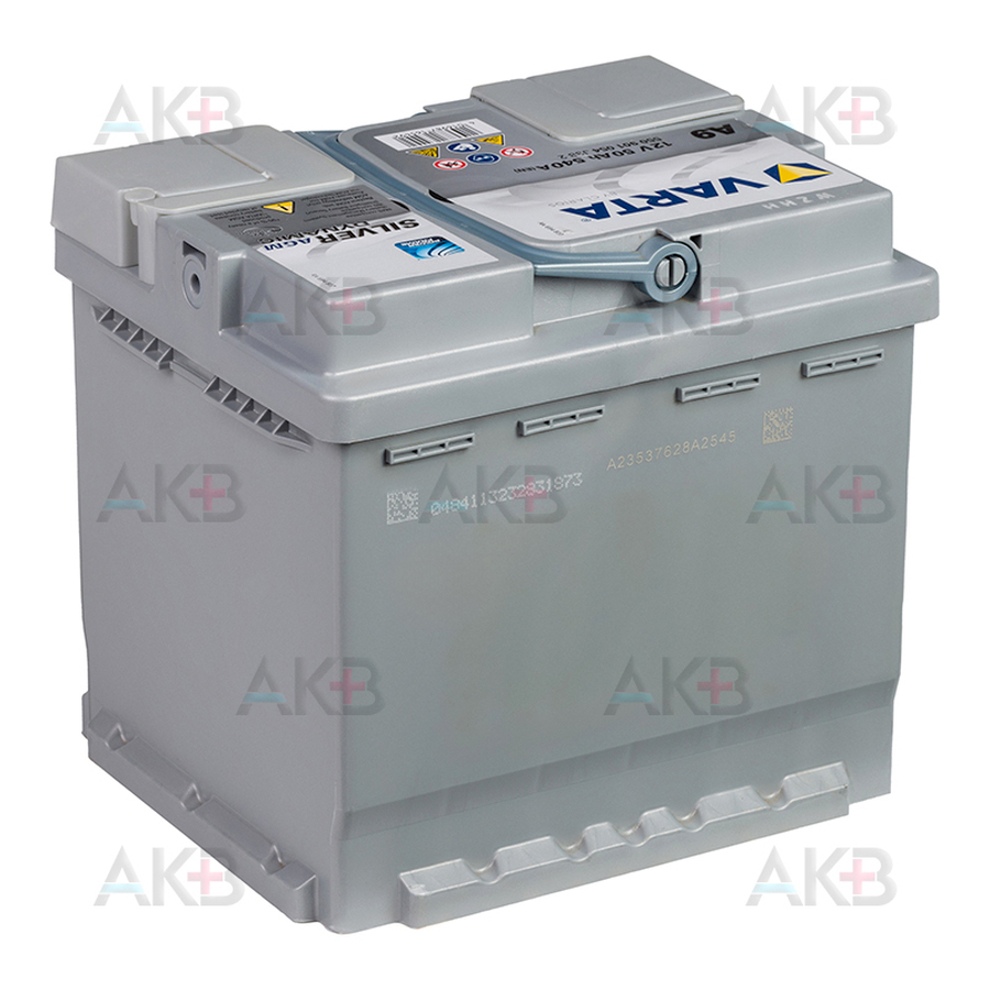 Автомобильный аккумулятор Varta Silver Dynamic AGM A9 50Ah (Start-Stop) 540A 207x175x190