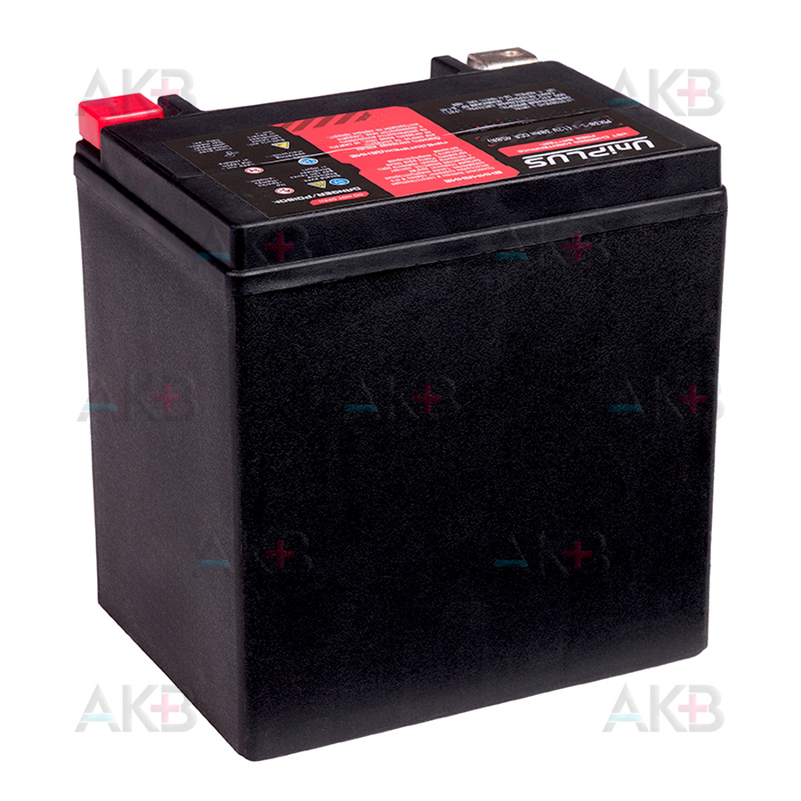 Мото аккумулятор UniPLUS AGM MX30-3-3 | 30Ah 450А обр. пол. (166x131x175) Power Sport