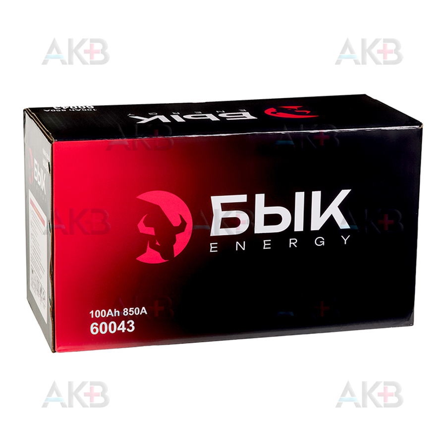 Автомобильный аккумулятор БЫК Energy 60043 100Ah 850A обр. пол. (353x175x190)