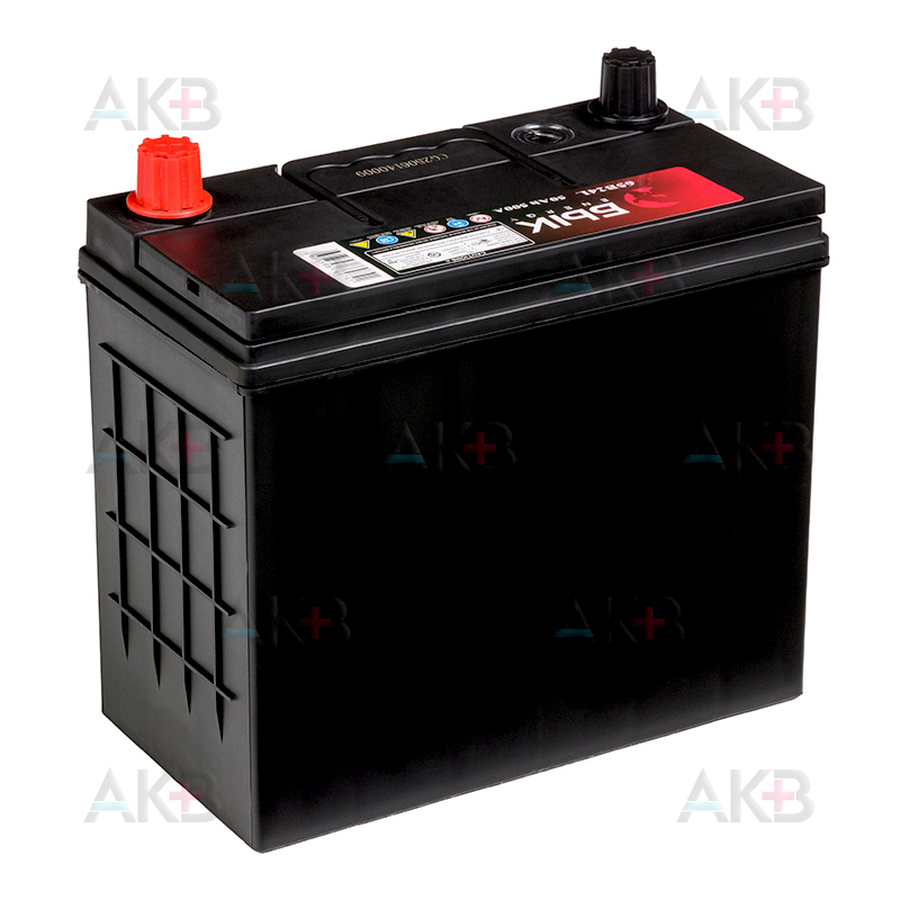 Автомобильный аккумулятор БЫК Energy 65B24L 50Ah 500A обр. пол. (236x129x225) станд. клемы