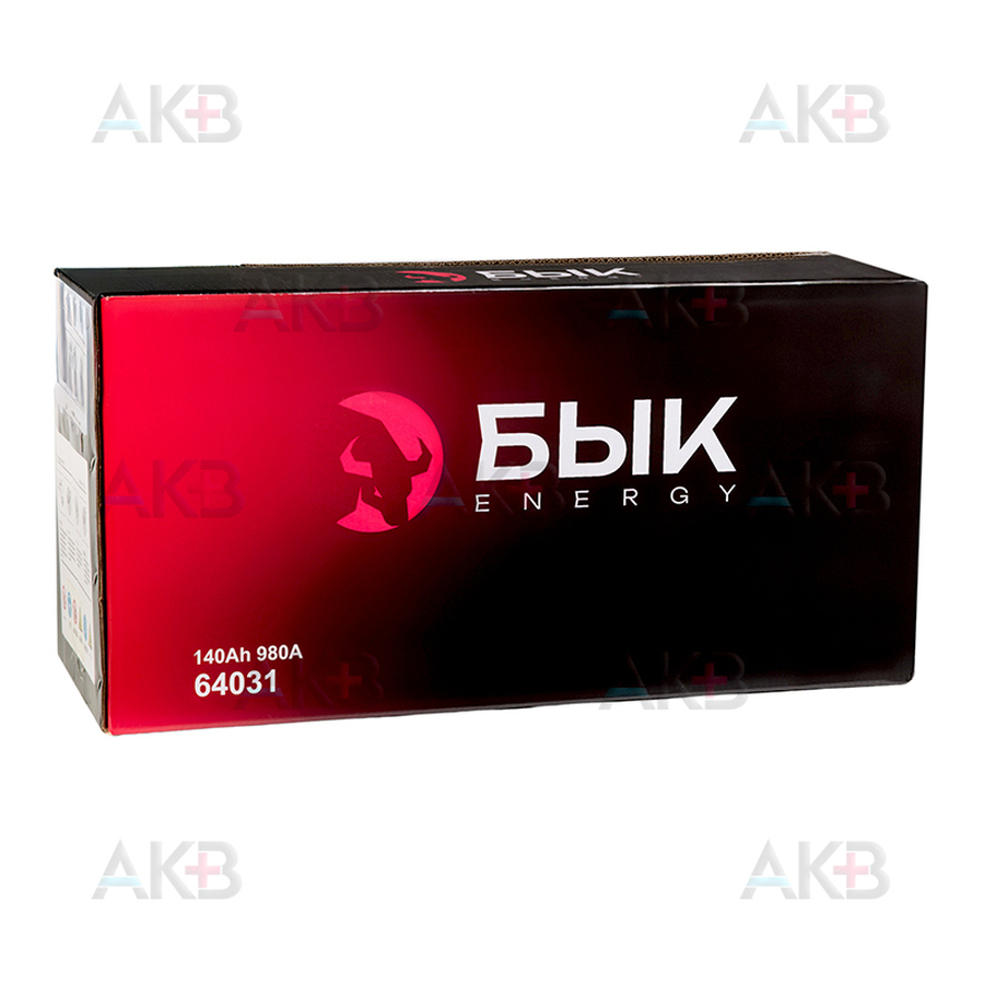 Автомобильный аккумулятор БЫК Energy 64031 140Ah 980A прям. пол. (506х183х223)