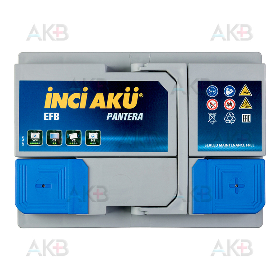 Автомобильный аккумулятор INCI AKU START-STOP EFB PANTERA 60 Ач 560A обр. пол. (242x175x190)