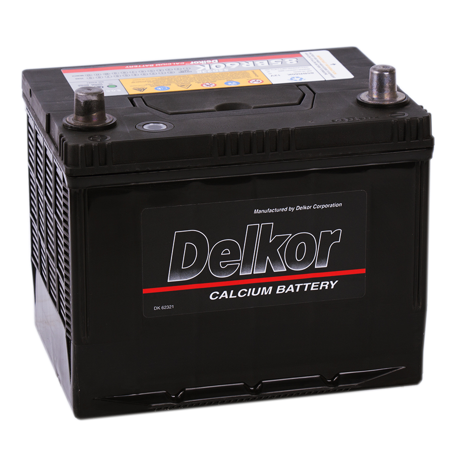 Автомобильный аккумулятор Delkor 55D23R (60L 550A 229x172x204)