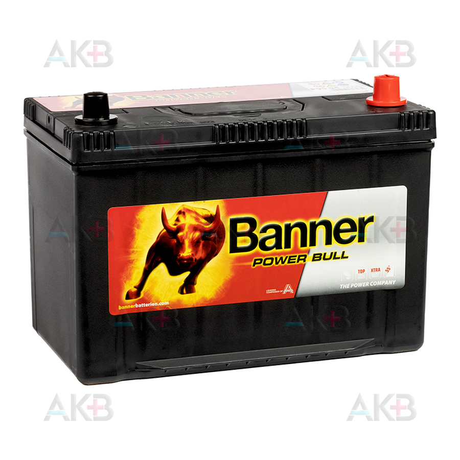Автомобильный аккумулятор BANNER Power Bull ASIA (95 04) 95R 740A 302x173x225
