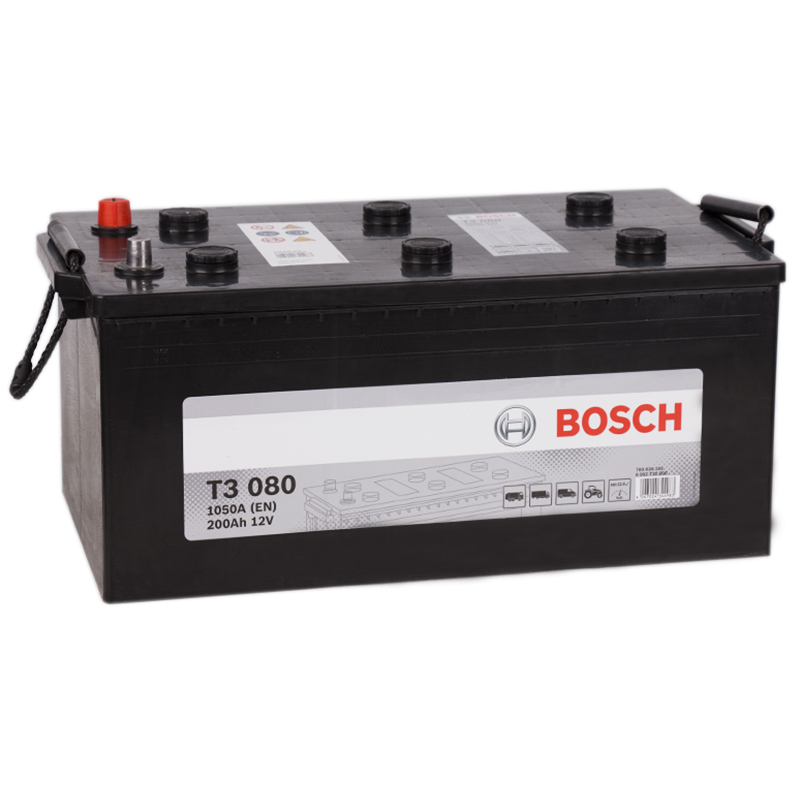 Автомобильный аккумулятор Bosch T3 080 200 евро 1050A 518x276x242