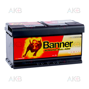 BANNER Running Bull AGM Start-Stop (592 01) 92R 850A 354x175x190