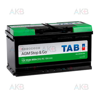 Tab AGM Stop-n-Go 95R (850A 353x175x190) 213090