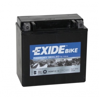 Exide AGM Ready 12-12  12V 12Ah 200A (152x87x145) прям. пол.