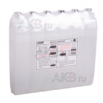 Мото аккумулятор Exide Conventional EB16AL-A2 12V 16Ah 175A (205x70x162) обр. пол. (сухоз.). Фото 1