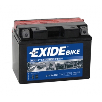 Exide AGM сухозаряж. ETZ14-BS 12V 11.2Ah 205A (150x87x110) прям. пол.