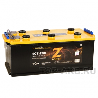 Z-Power 190 евро (клеммы под болт) 1100А 516x223x223