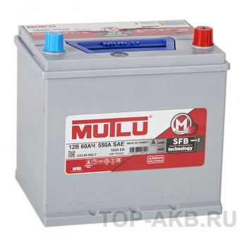 Mutlu Mega 55D23FL бортик 60R 520А (232x173x225) SMF M2