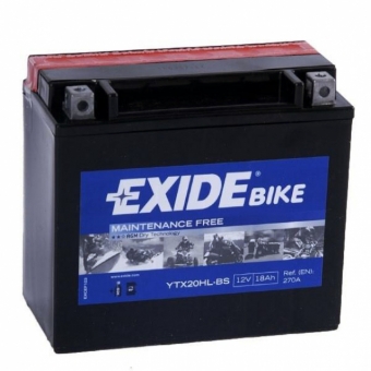 Exide AGM сухозаряж. ETX20HL-BS 12V 18Ah 270A (175x87x155) обр. пол.