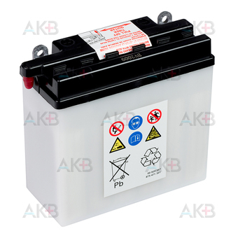 Мото аккумулятор VARTA Funstart Freshpack 12N5.5-3B 12V 5,5Ah 55А (135x60x130) обр. пол. 506 011 004, сухозар.. Фото 2