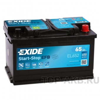 Exide Start-Stop EFB 65R (650А 278x175x175) EL652
