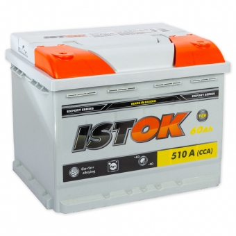 ISTOK 60 Ач 510A прям. пол. (242x175x190) 6СТ-60N