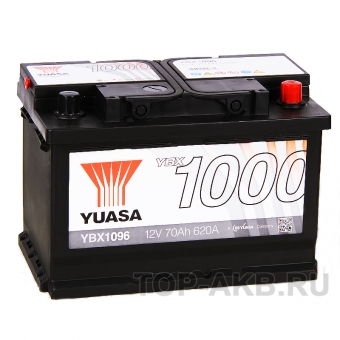 YUASA YBX1096 70 Ач 620А обр. пол. (278x175x190)