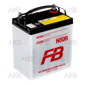 Автомобильный аккумулятор FB Super Nova 40B19R (38L 330A 187x127x227). Фото 2