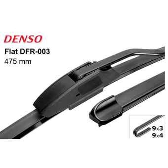 Щетки стеклоочистителя  Комплект Denso Бескаркасные Универсальные 580/480 мм. (К1726-1739). Фото 1