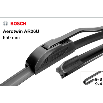 Щетки стеклоочистителя  Комплект Bosch Бескаркасные Универсальные 650/600 мм. (К1706-1708)