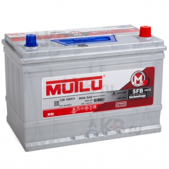 Mutlu Mega Calcium 115D31FL SFB M3 100R обратная пол. 850A (306x175x225) с бортиком