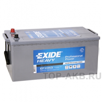 Exide Heavy Professional 235 А·ч евро 1300А (518x276x242) EF2353