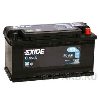 Exide Classic 90R 720A 353x175x190 EC900