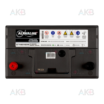 Автомобильный аккумулятор Alphaline EFB 115D31R 80L (800A 306x173x223) T110R Start-Stop. Фото 1