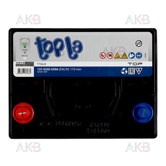 Автомобильный аккумулятор Topla Top JIS 65L 650А 230x173x220 (118765 56569). Фото 1