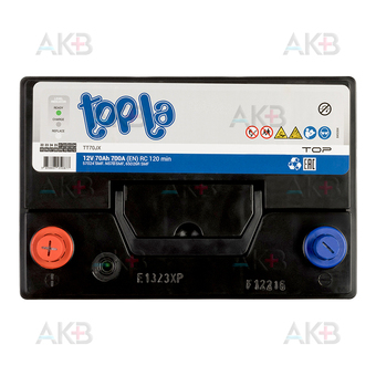 Автомобильный аккумулятор Topla Top JIS 70L 700А 261x175x220 (118970 57024). Фото 1