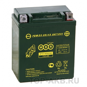 WBR MT12-7-A AGM 7 Ач 120А обратная пол.(114x71x131) YTX7L-BS