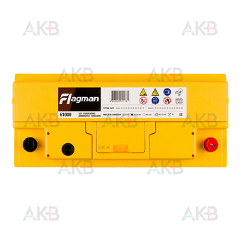 Автомобильный аккумулятор Flagman 110R 1000A (393x175x190) 61000. Фото 1