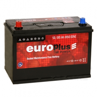 Europlus Asia 95L (850А 301x175x220) D31 прям.