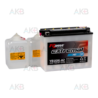 RDrive YB16AL-A2 12V 16,8Ah 210А обр. Heavy Duty (207x71.5x164) eXtremal HD сухозаряж.