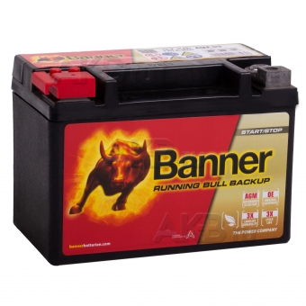 BANNER Running Bull AGM BACKUP (509 00 / AUX 09) 9L 120A 150x87x105