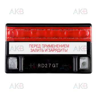 Мото аккумулятор RDrive YTX20CH-BS 12V 18,9Ah 270А прям. пол. AGM сухозаряж. (150x87x161) eXtremal SILVER. Фото 1