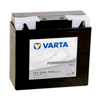 VARTA Powersports GEL 19 Ач 170А (185x80x170) обратная пол. 519 901 017