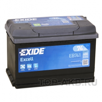 Exide Excell 74L (680A 278x175x190) EB741