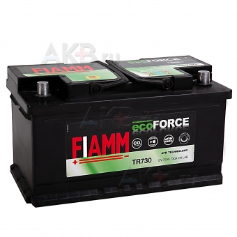 Fiamm Ecoforce AFB 75R низкий 730A (315x175x175) EFB Start-Stop TR730