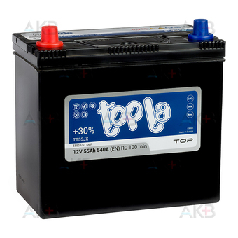 Topla Top JIS 55L 540А 236x126x227 (118355 55524/51 унив. клеммы)