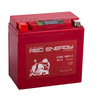 Red Energy DS 1214, 12V 14Ач 210А (151x88x147) YTX14-BS, YTX14H-BS, YTX16-BS, YB16B-A