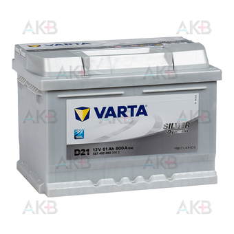 Varta Silver Dynamic D21 61R 600A 242x175x175