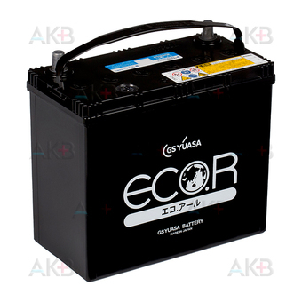 Автомобильный аккумулятор GS Yuasa EC 70B24L (52R 500A 238x128x227) ECO.R (EC). Фото 2