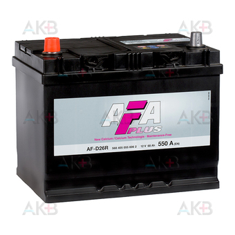 AFA Plus 68 Ач 550A прям. пол. (261x175x220) AF-D26R