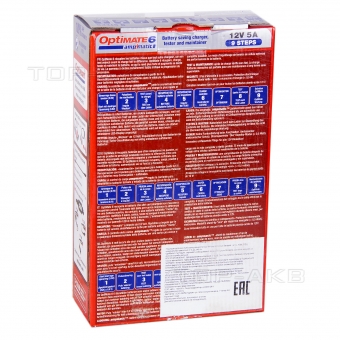 Зарядное устройство Optimate 6 (1x0.4-5.0A, 12 V) TM180SAE. Фото 2