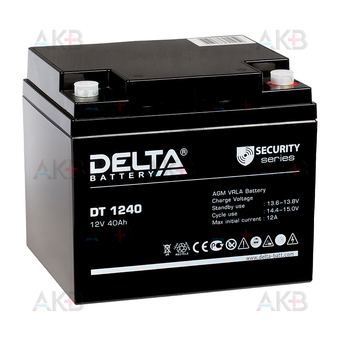Delta DT 1240, 12V 40Ah (197x165x170)